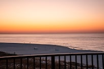 sunrise from the balcony