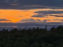 View from the deck. Sunset
