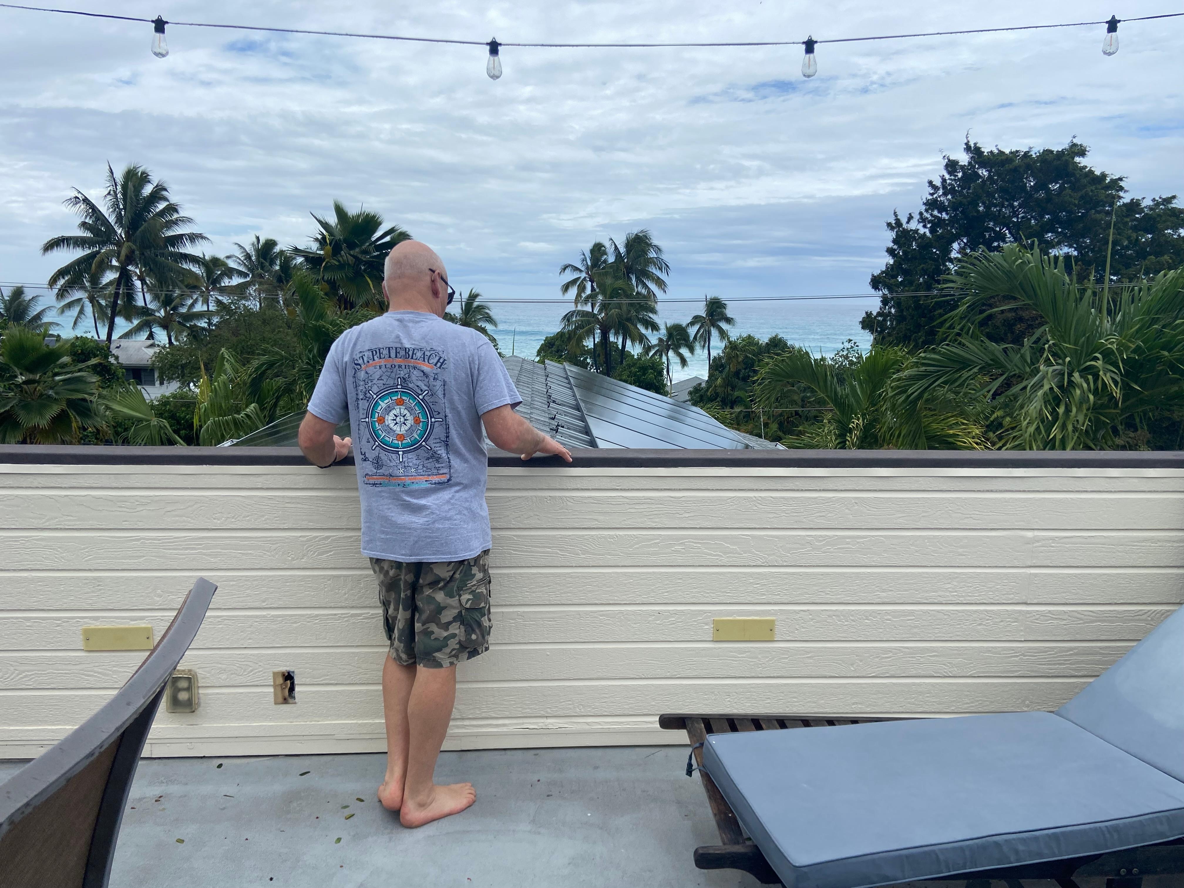the roof lanai