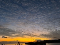 Sunrise over the water