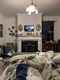 Awful.  Smelled horrid of old mildew.  Tv so small and old we could not see it from the bed.