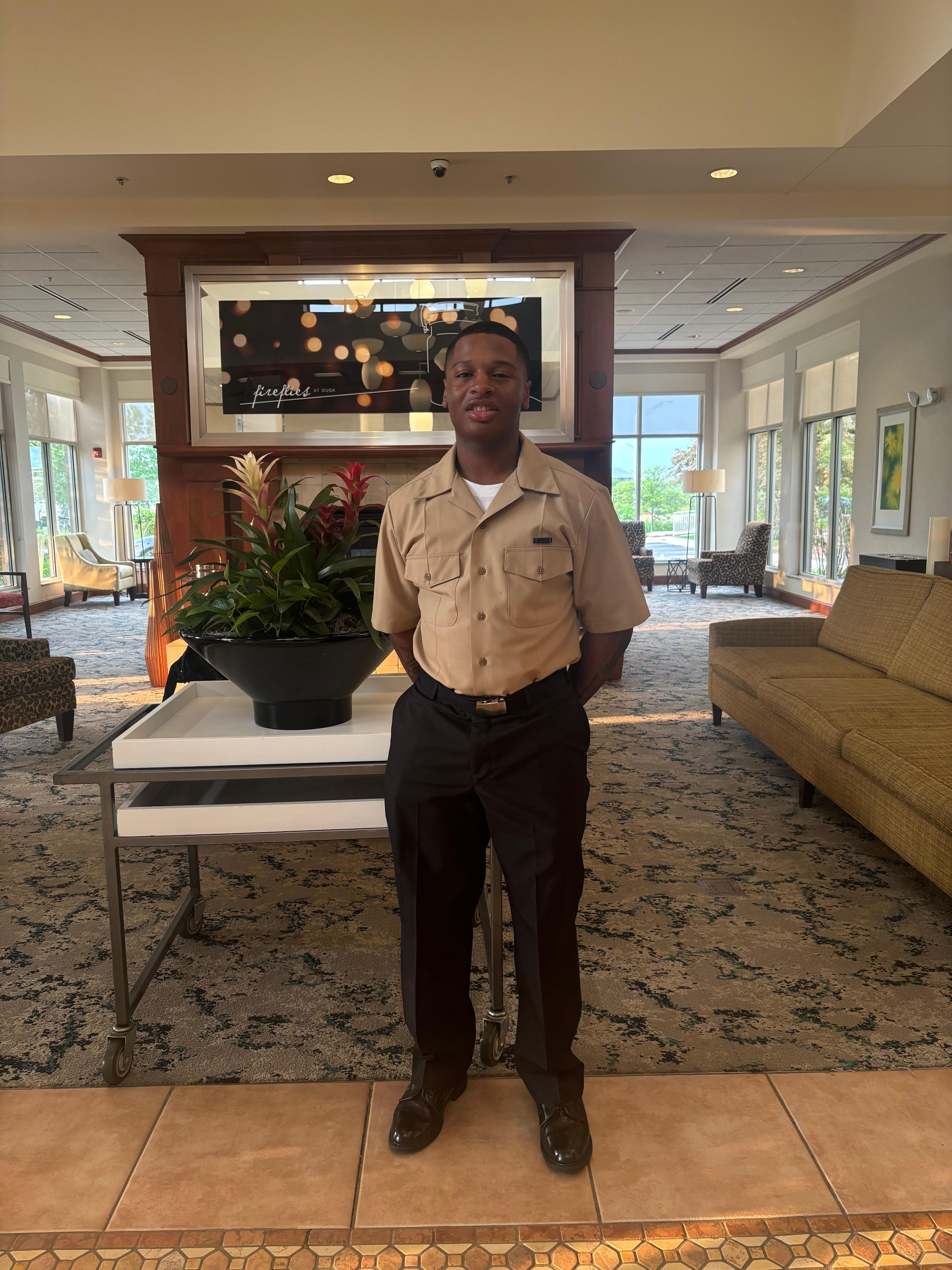 Grandson Navy Basic training Graduation 