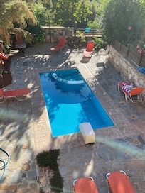 Pool von oben