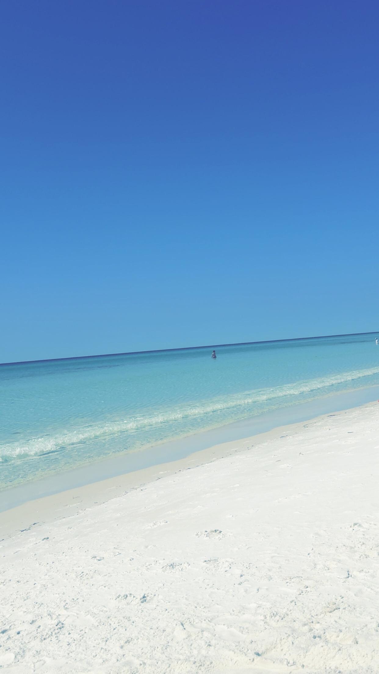 The beach at the resort