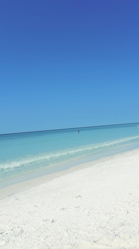 The beach at the resort