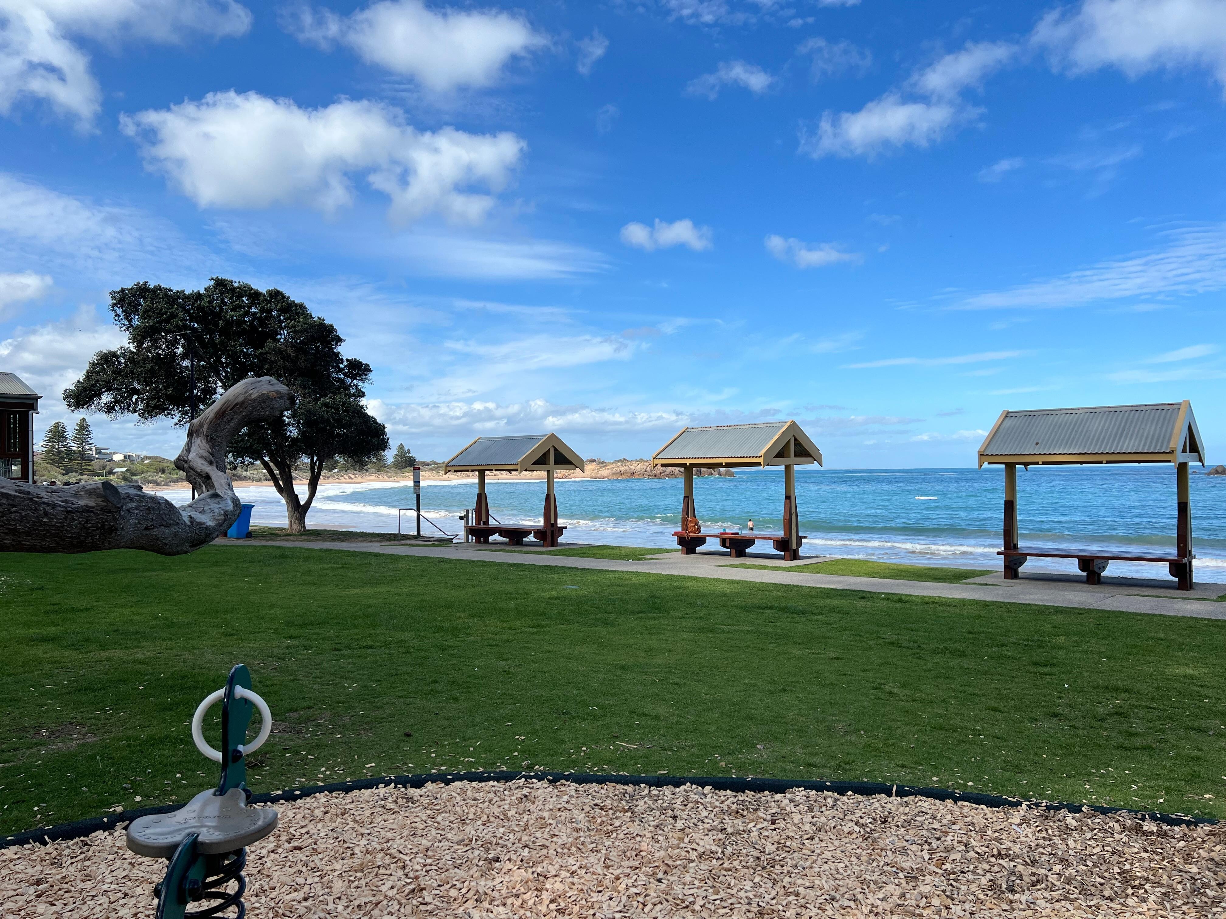Playground by the surf club