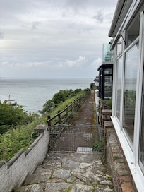 Walkway to get to town, right outside the front room.