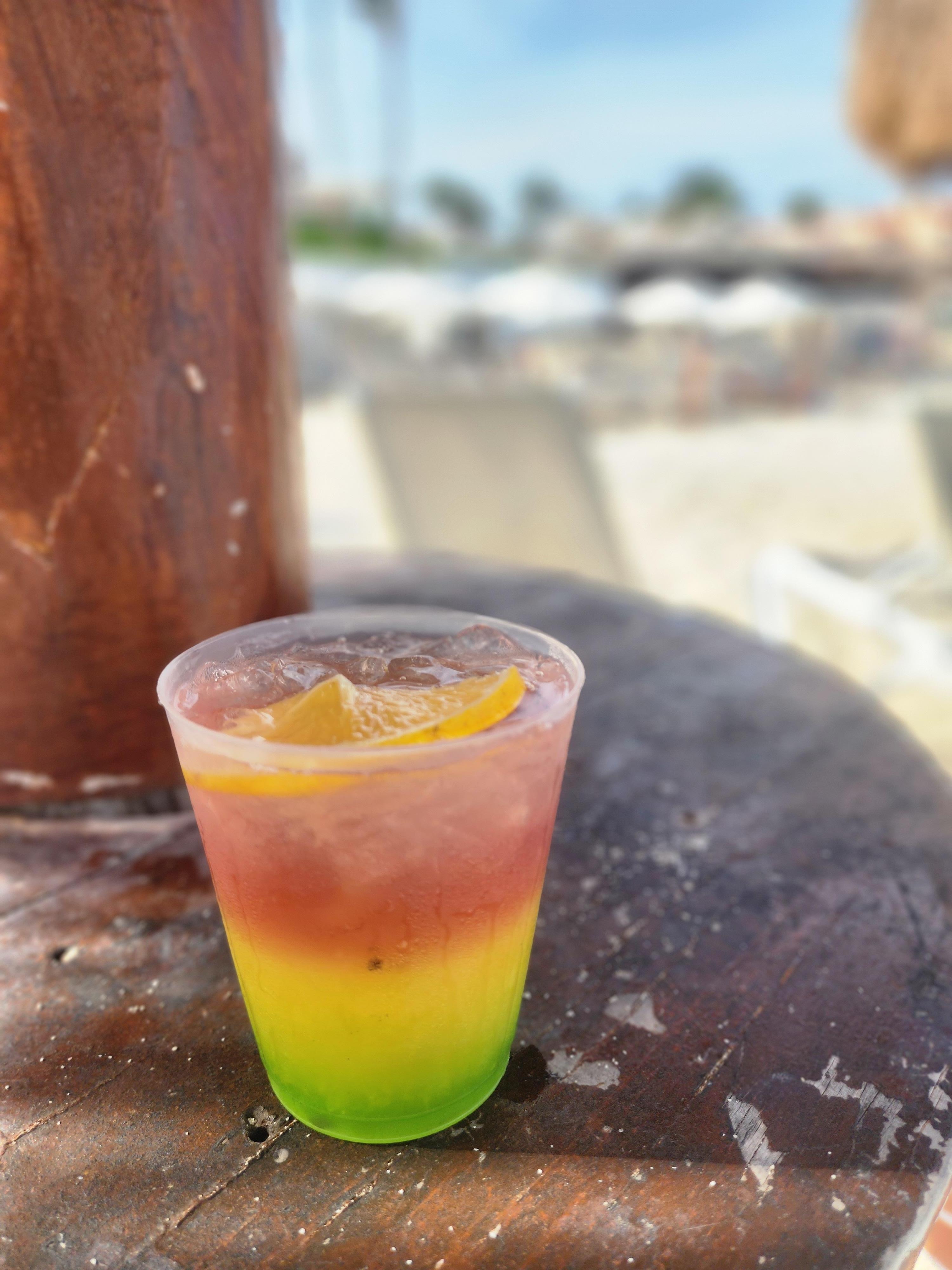 Una de las bebidas del hotel