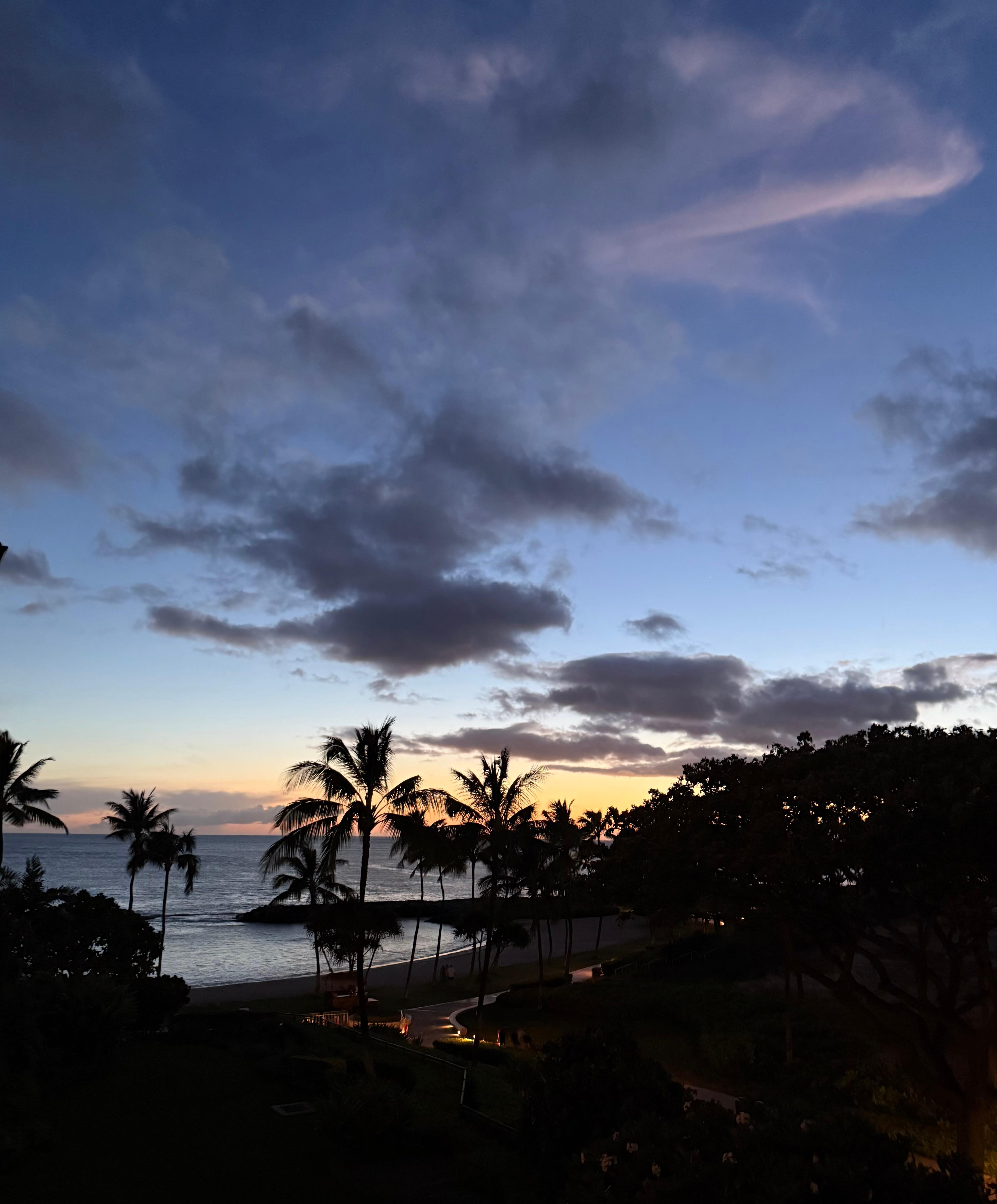 Sunset from the lanai