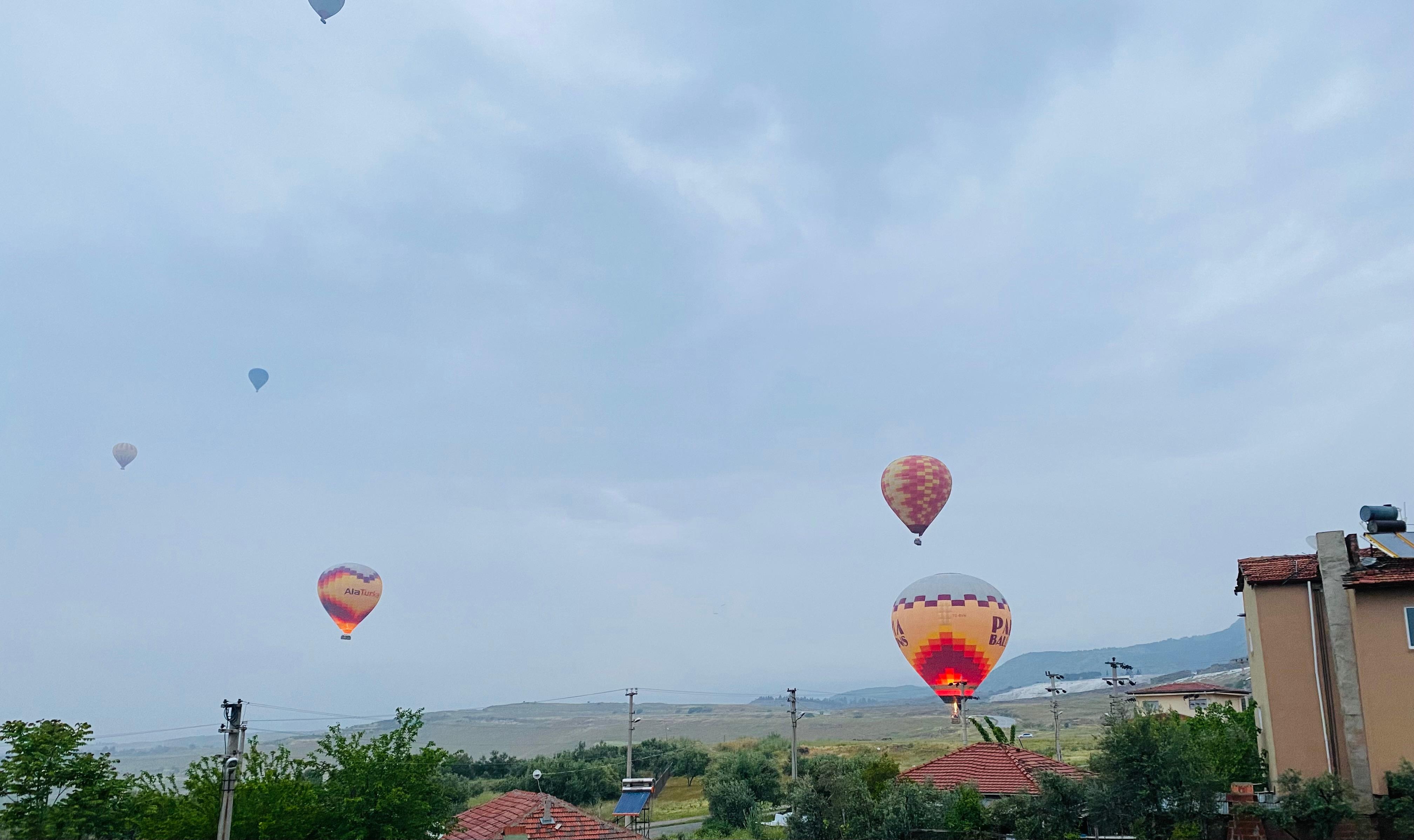 early morning view from our balcony