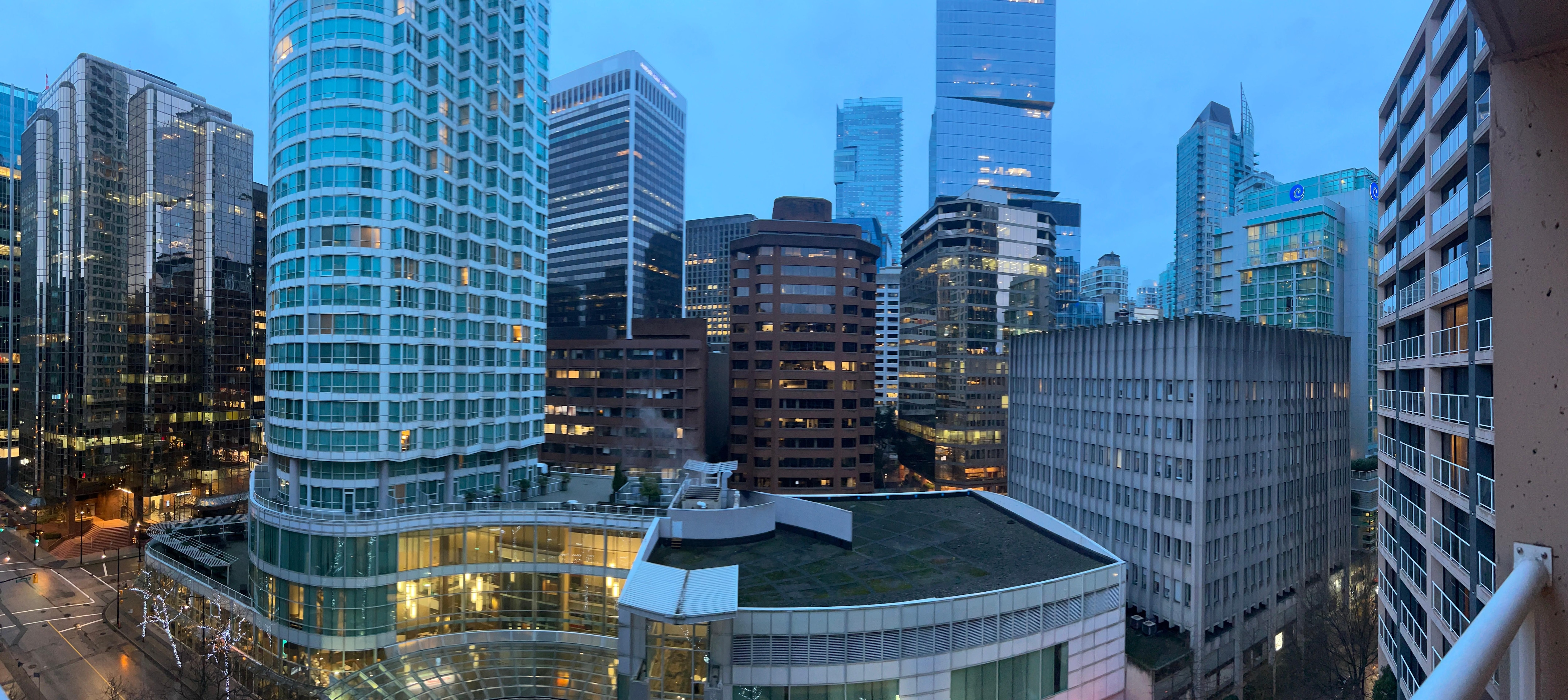 The view of downtown.