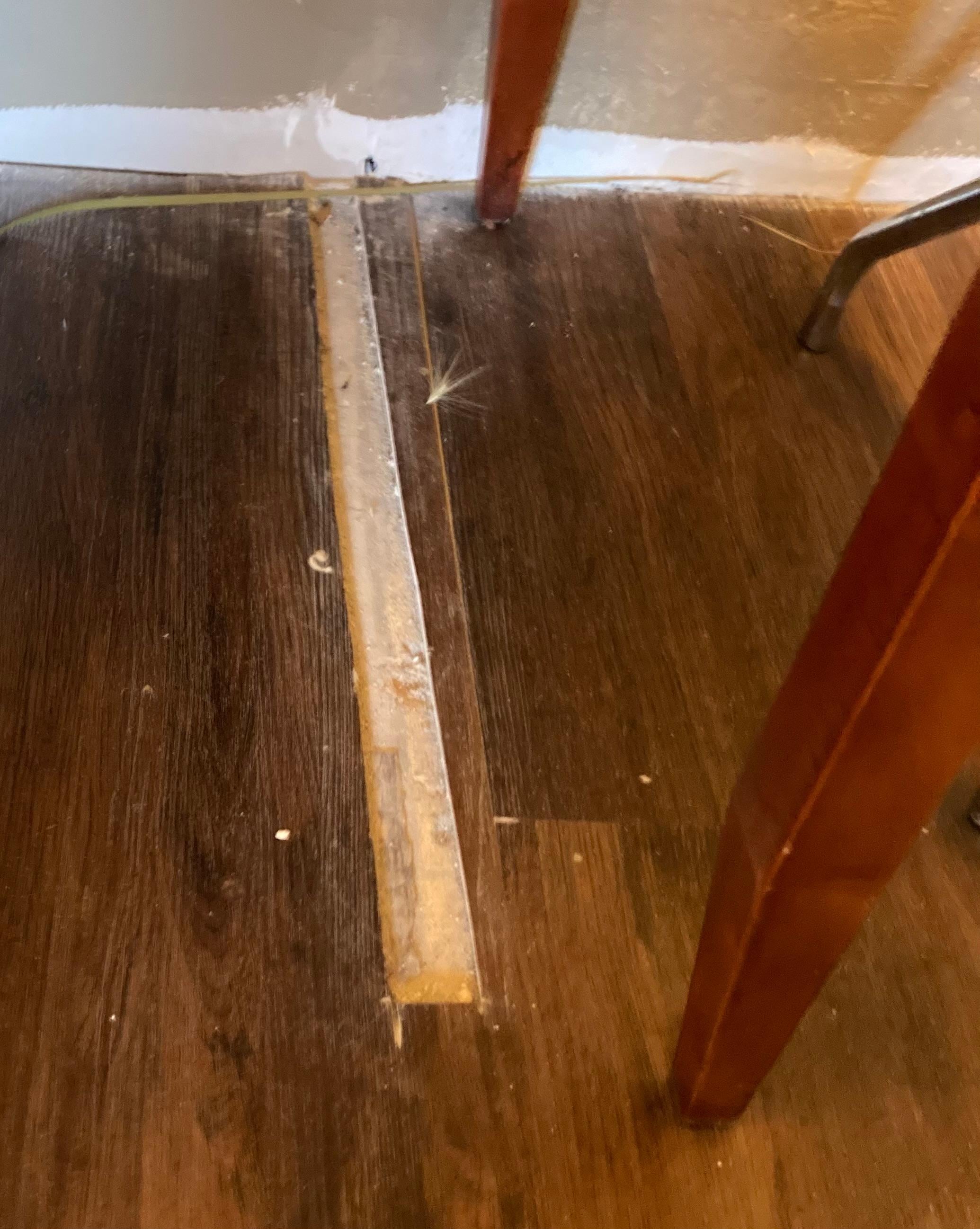 Floorboard missing