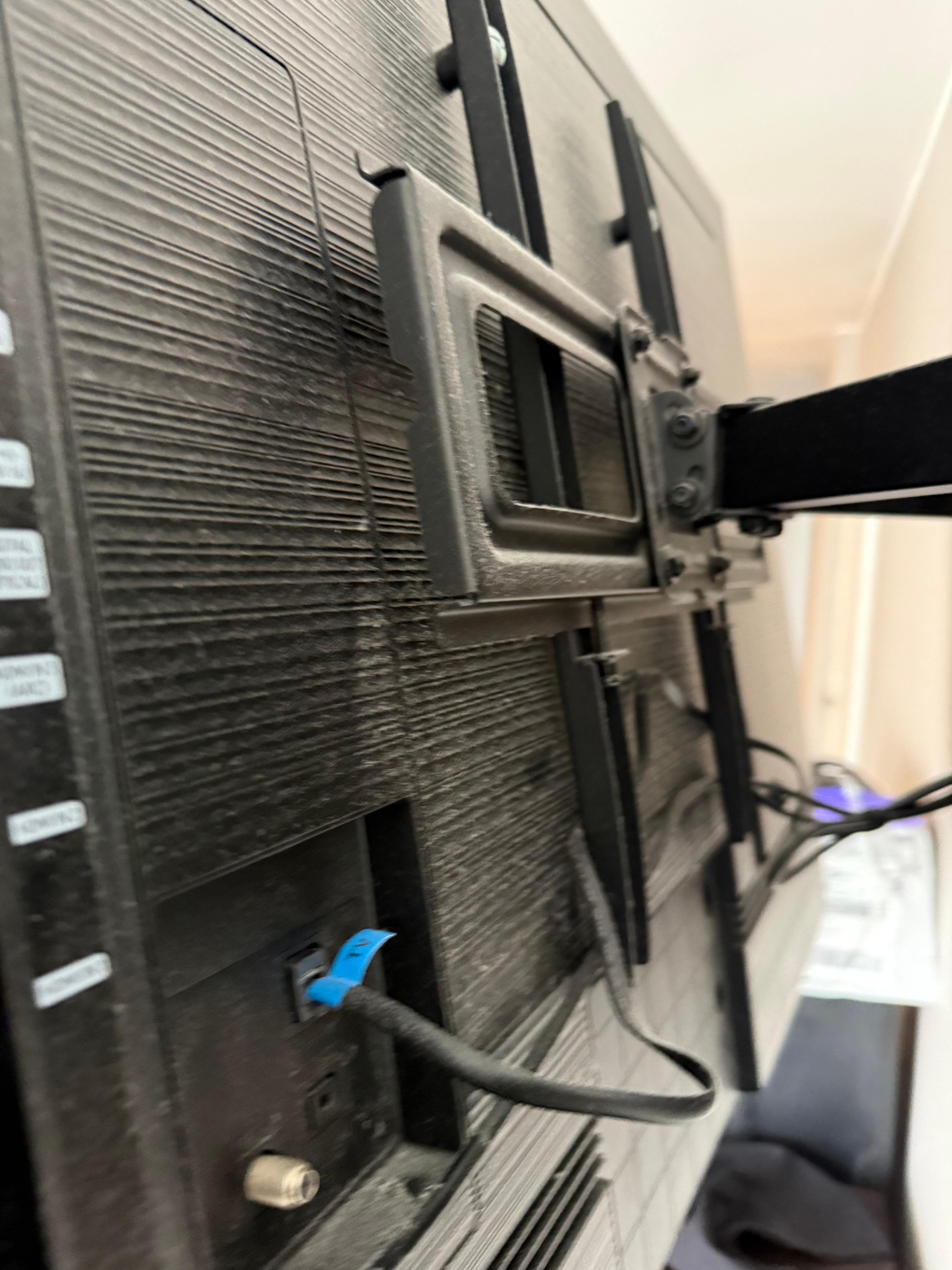 Dust on the back of TV 2