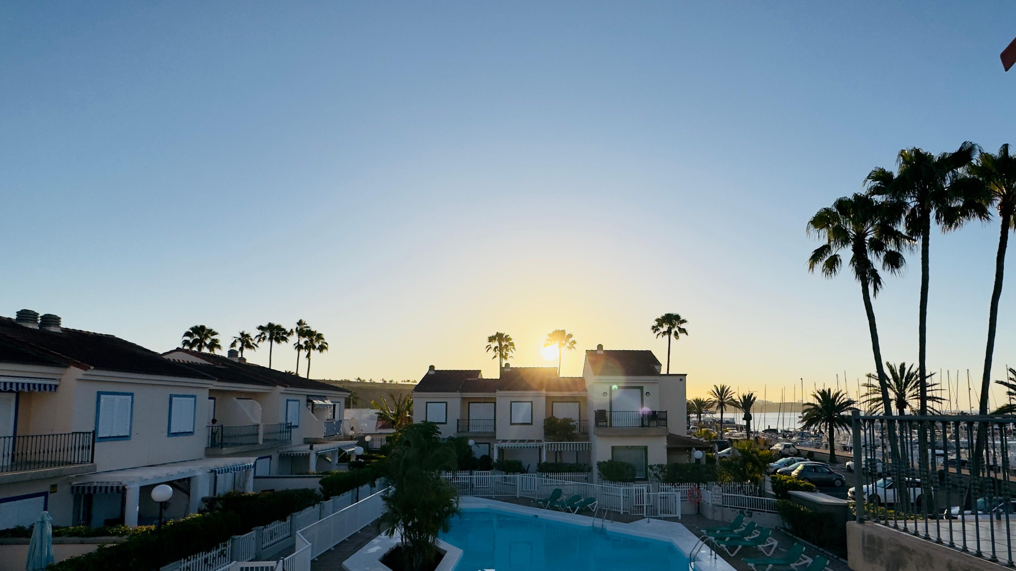 Blick vom Schlafzimmer 