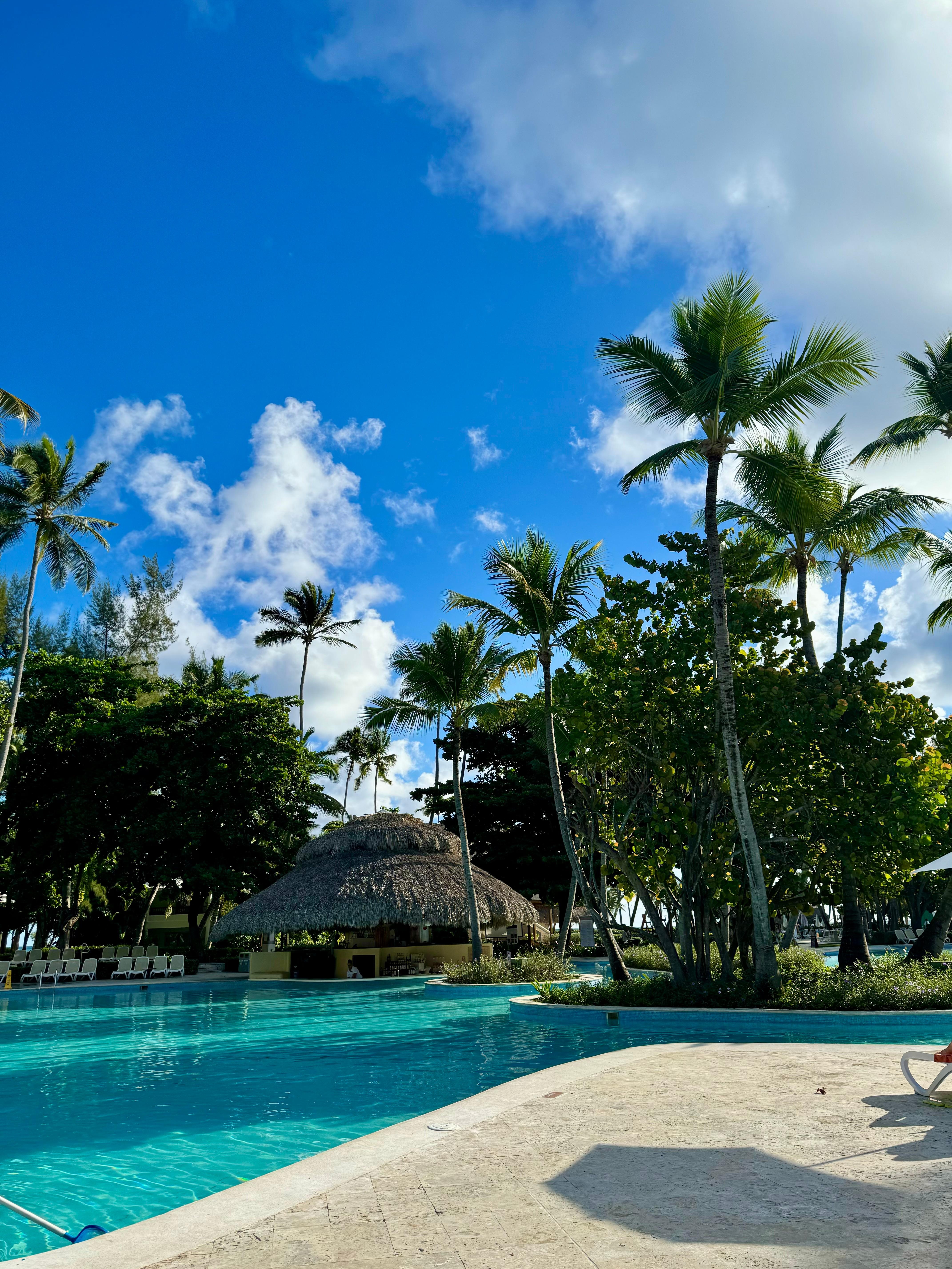 Uma das piscinas