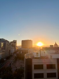 View from the rooftop. Great drinks and service.