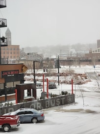 View having coffee in the Skywalk