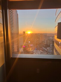 Sunrise from the living area