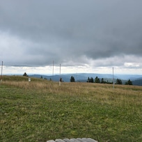 Aussicht vom höchsten Berg im Schwarzwald