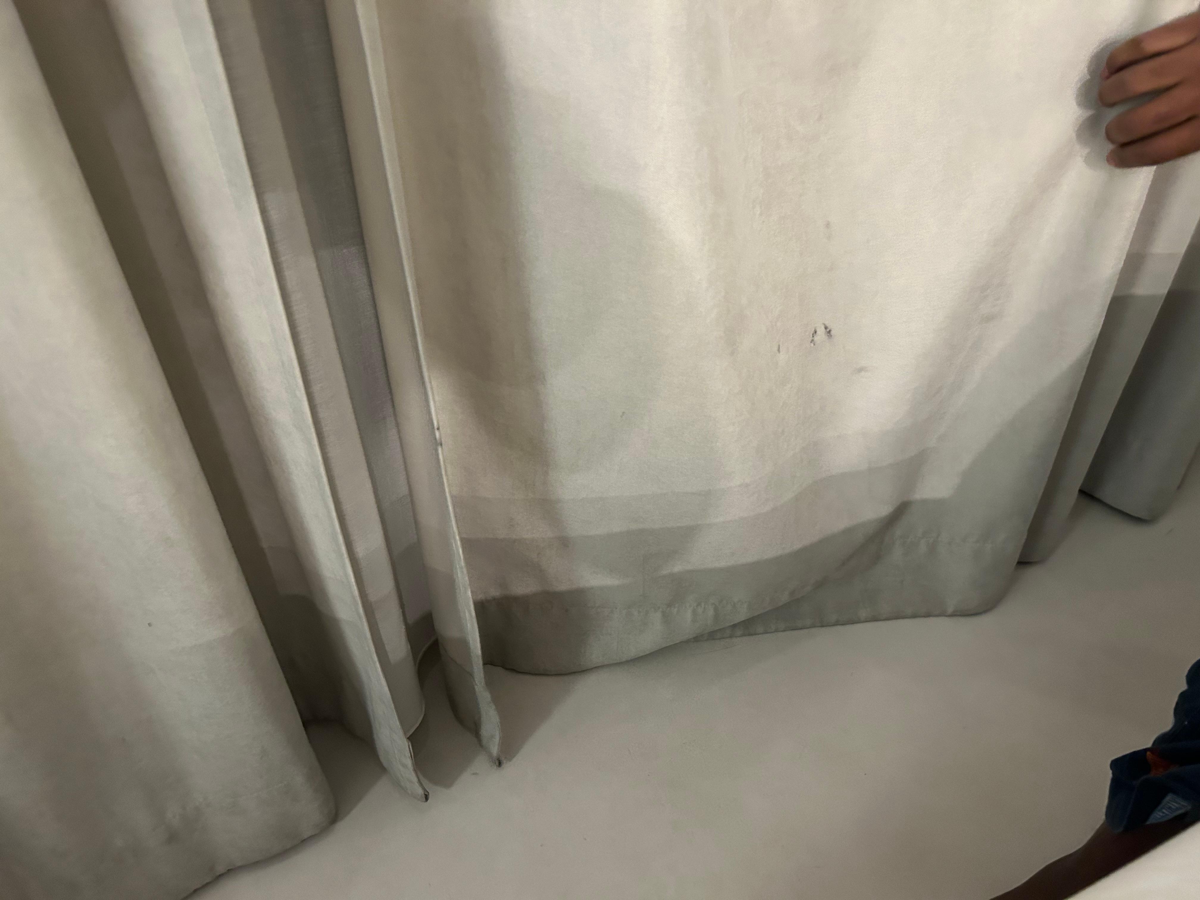 Dirty curtain