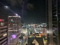 City and harbour view from the hotel