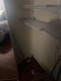 The parts/pieces in the closet