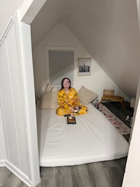 Reading in the reading nook