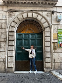 Front door, very secure proptery