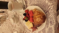 Some of the food from breakfast