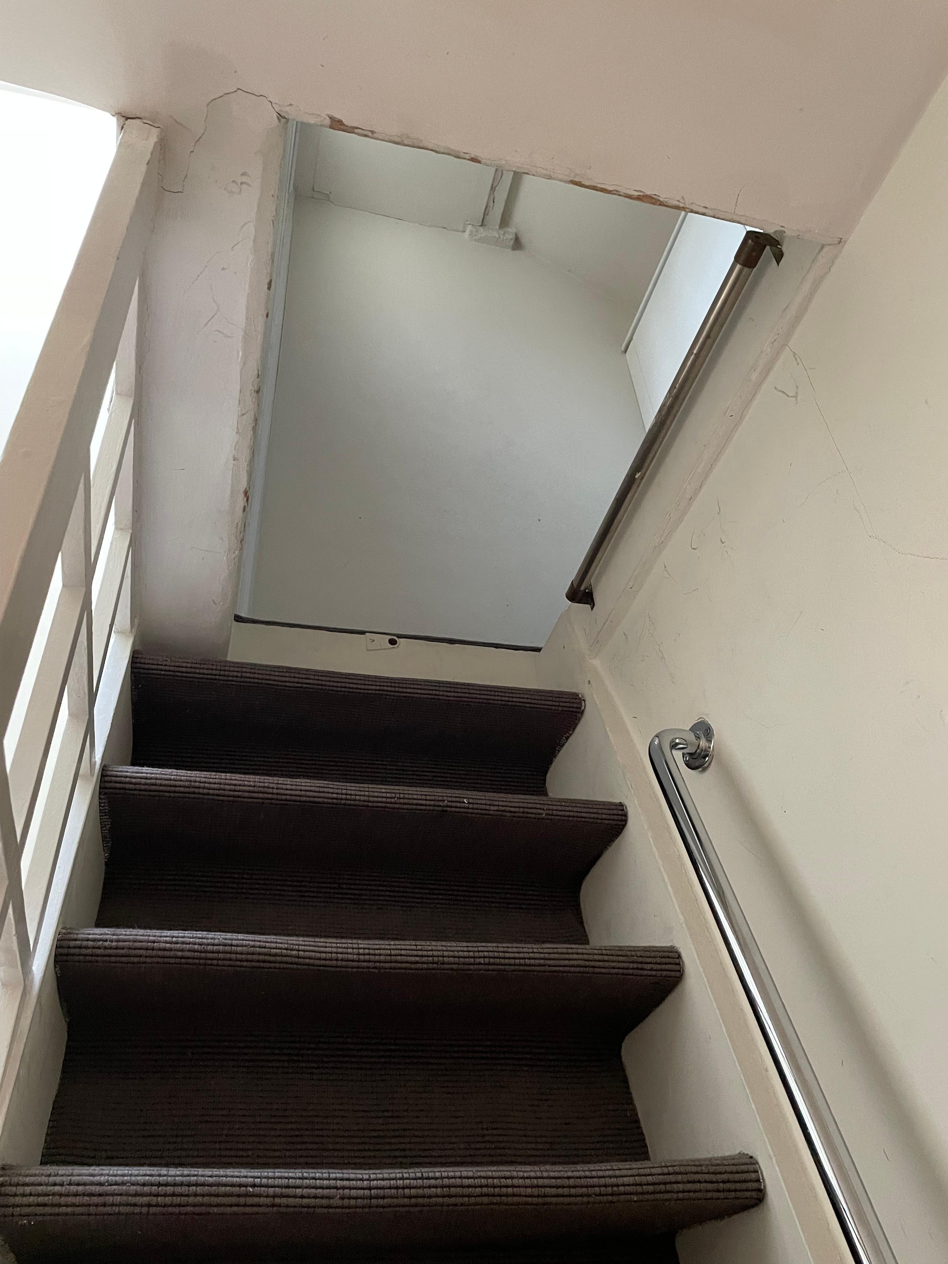 Not accessible where the desks are 