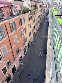The balcony view unfortunately everything else was video but trust me its super cute