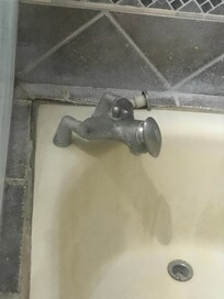 Non working faucet.