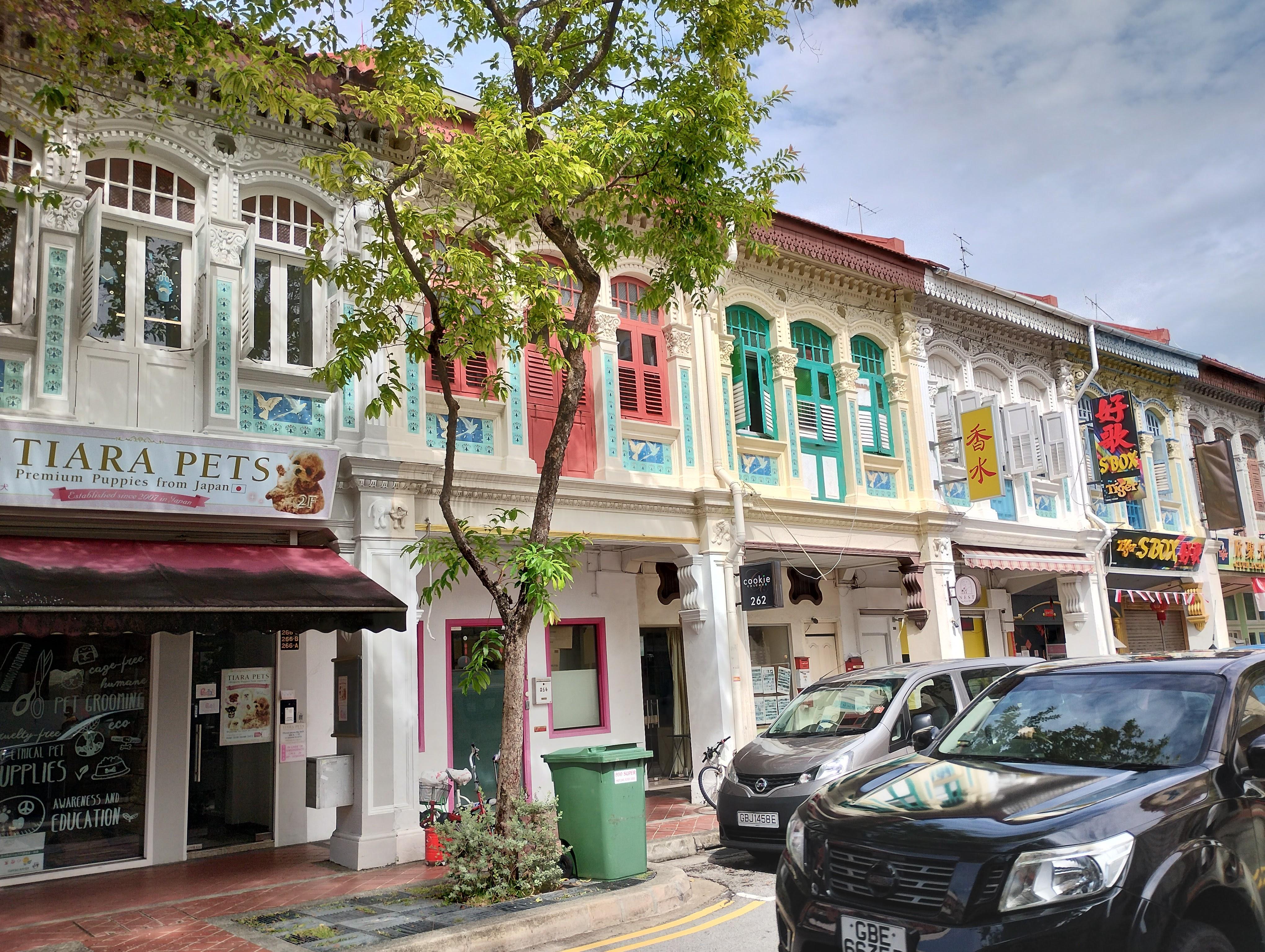 Peranakan Houses near the hotel