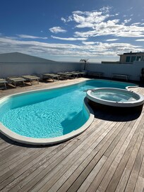 Rooftop pool