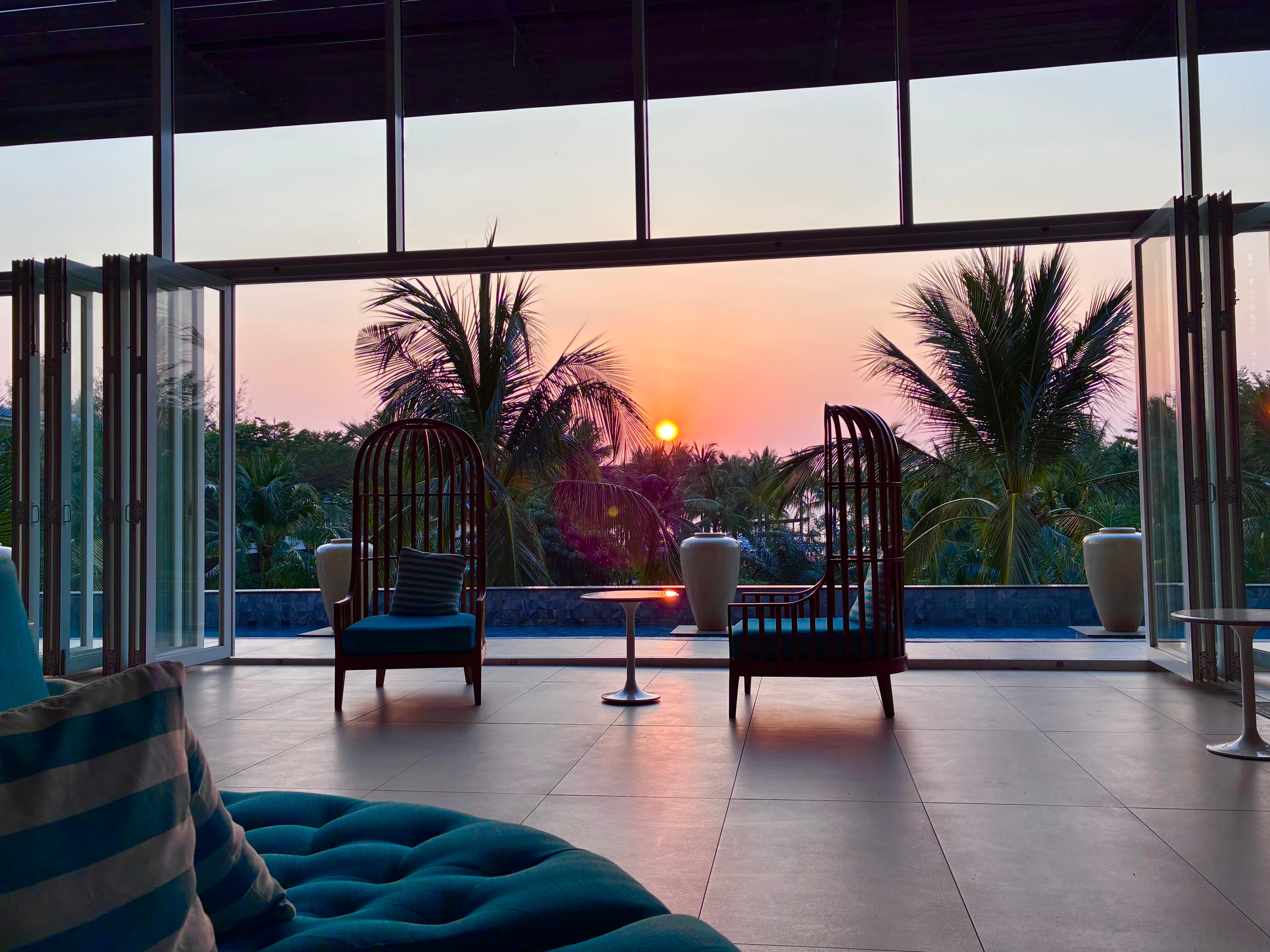 風通しの良いラウンジ