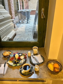 Continental breakfast delivered to your room!