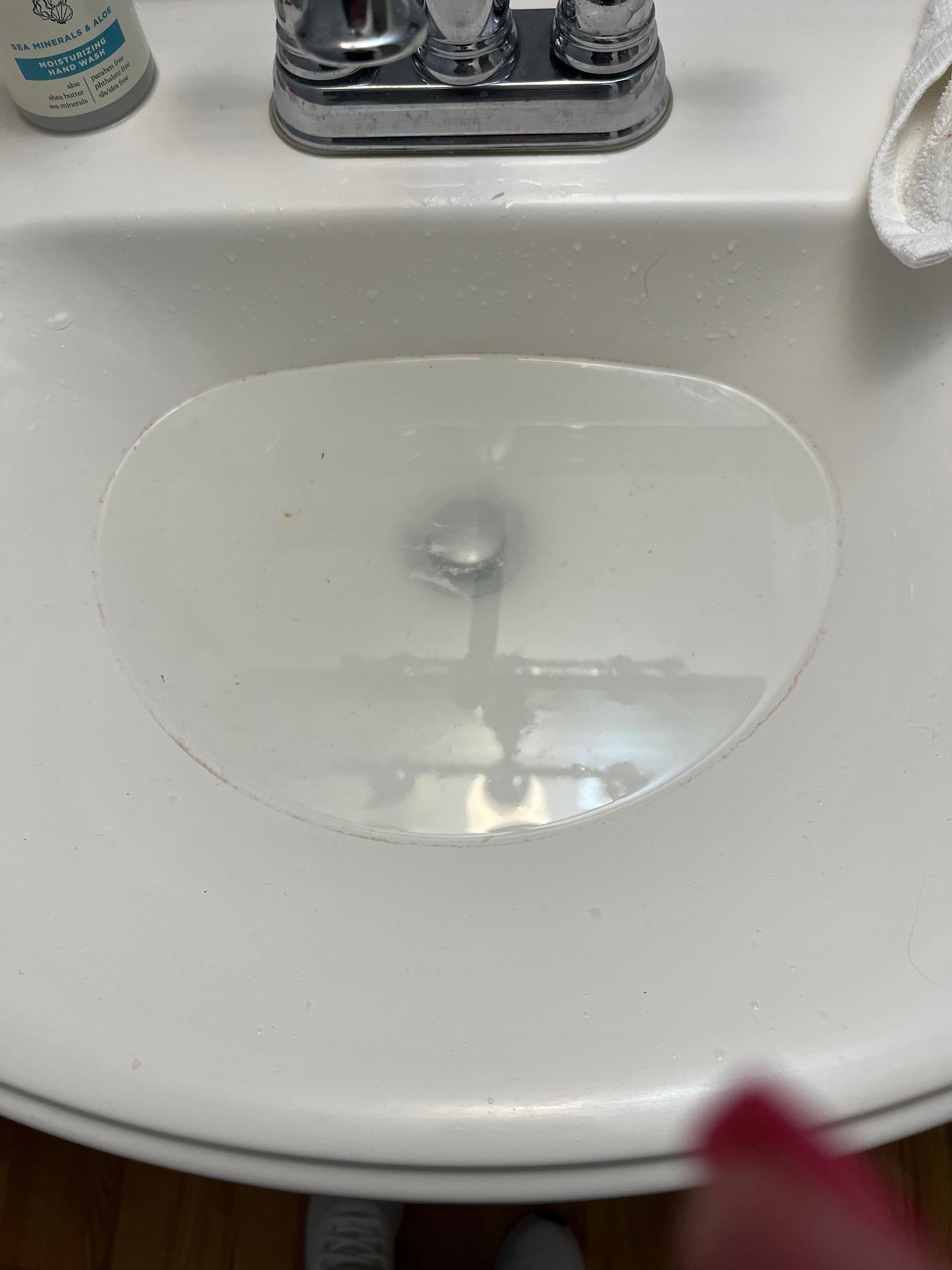 Sinks did not drain water properly and stuff flowed back up