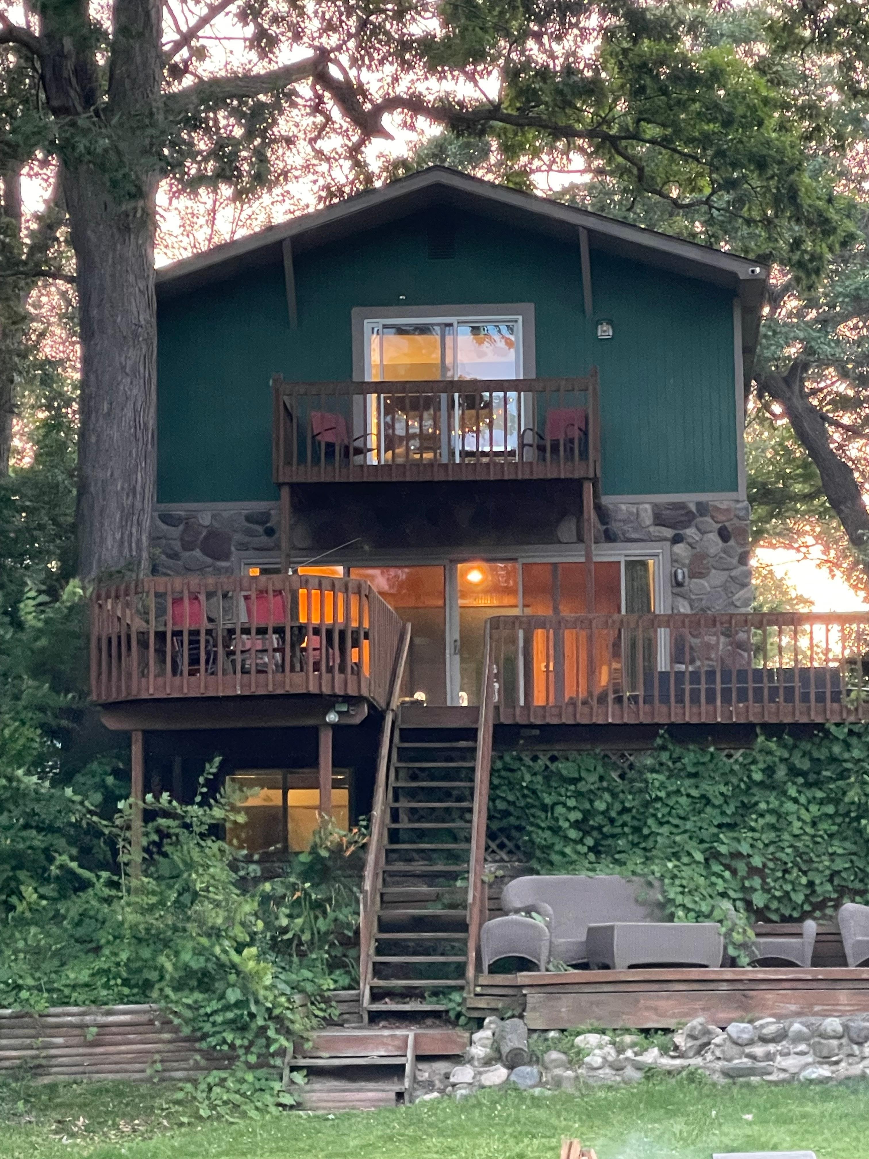 Home as seen from dock