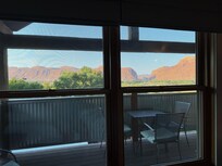 View from inside our room