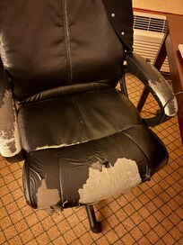Ripped desk chair