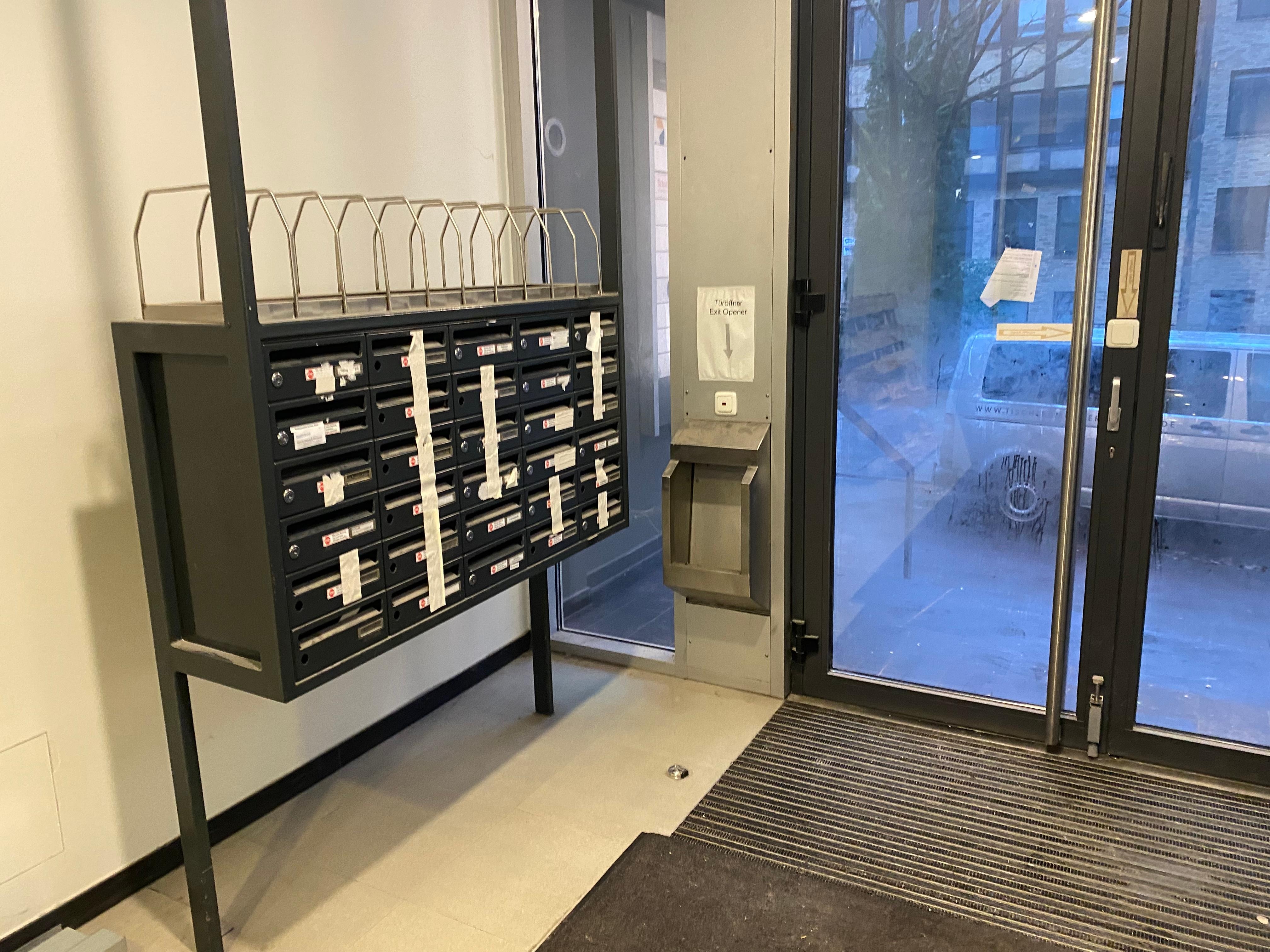 Baustelle im Eingangsbereich