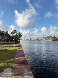 looking down the inter-coastal