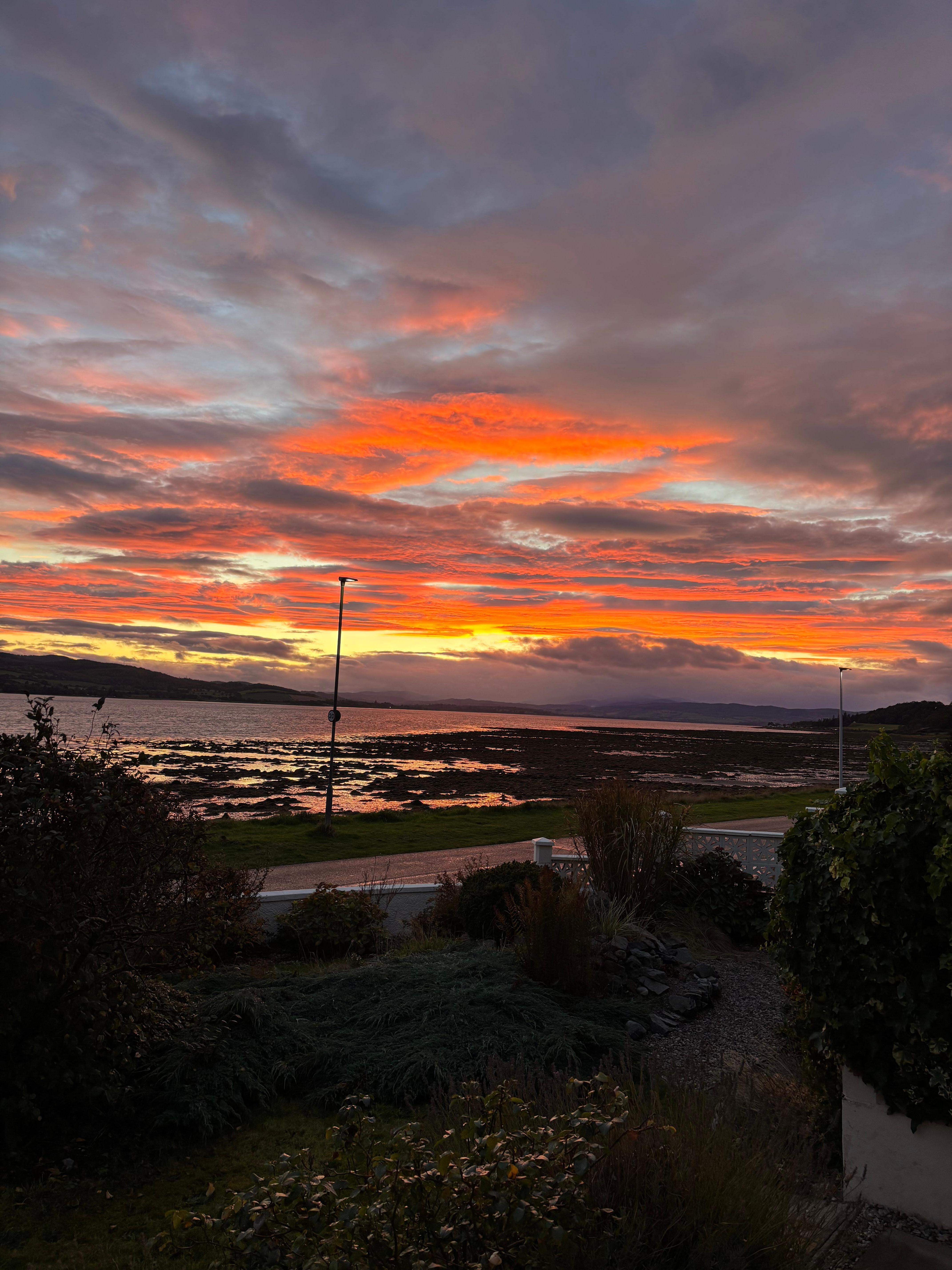 Our last sunset Sonas House