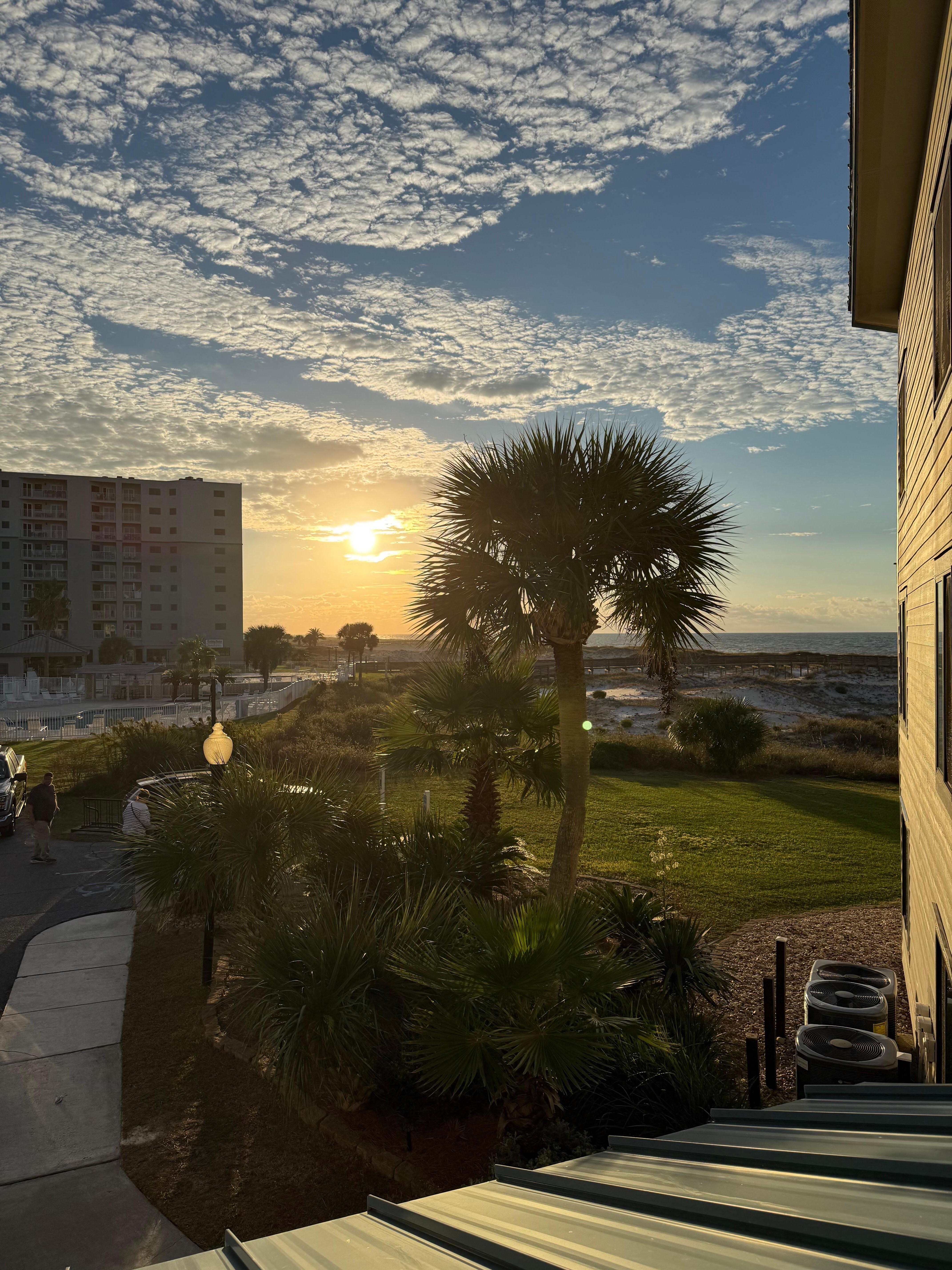 View from condo building 