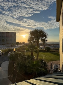 View from condo building