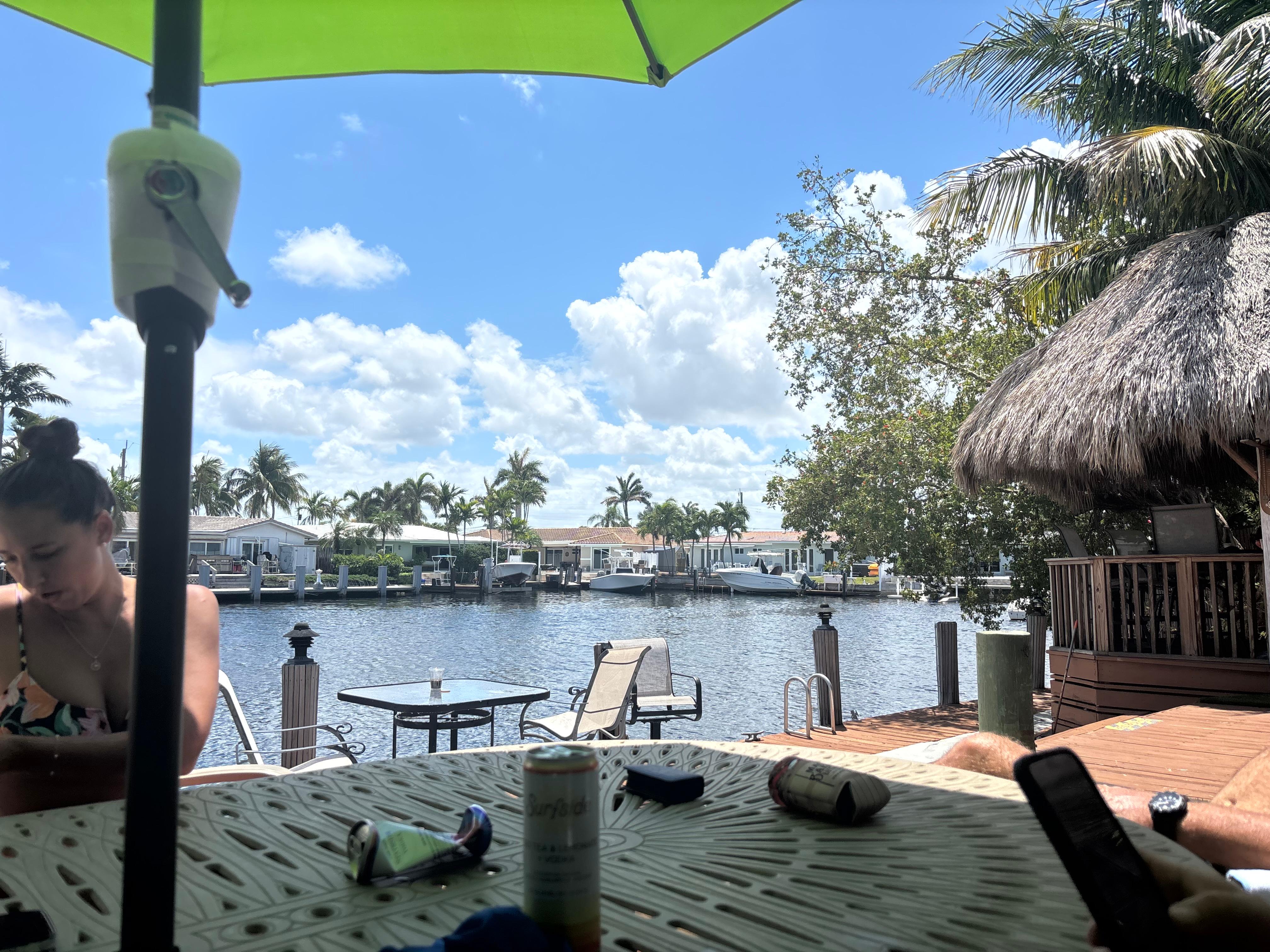 Morning coffee with a great view!