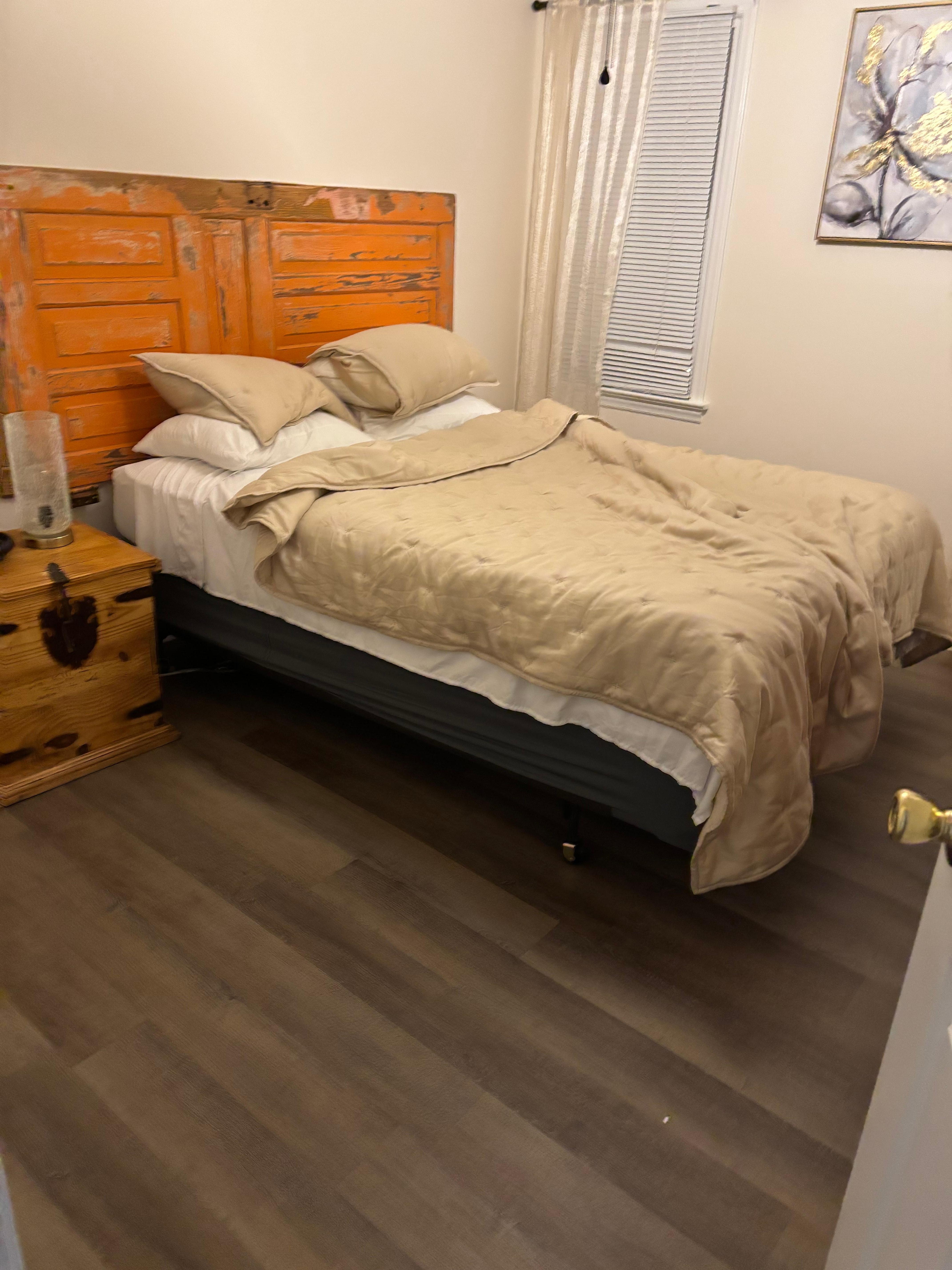 Beds slept in and sheets not changed