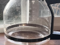 Coffee pot had some many spots on it.