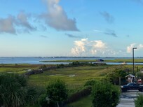 View from the lovely covered deck