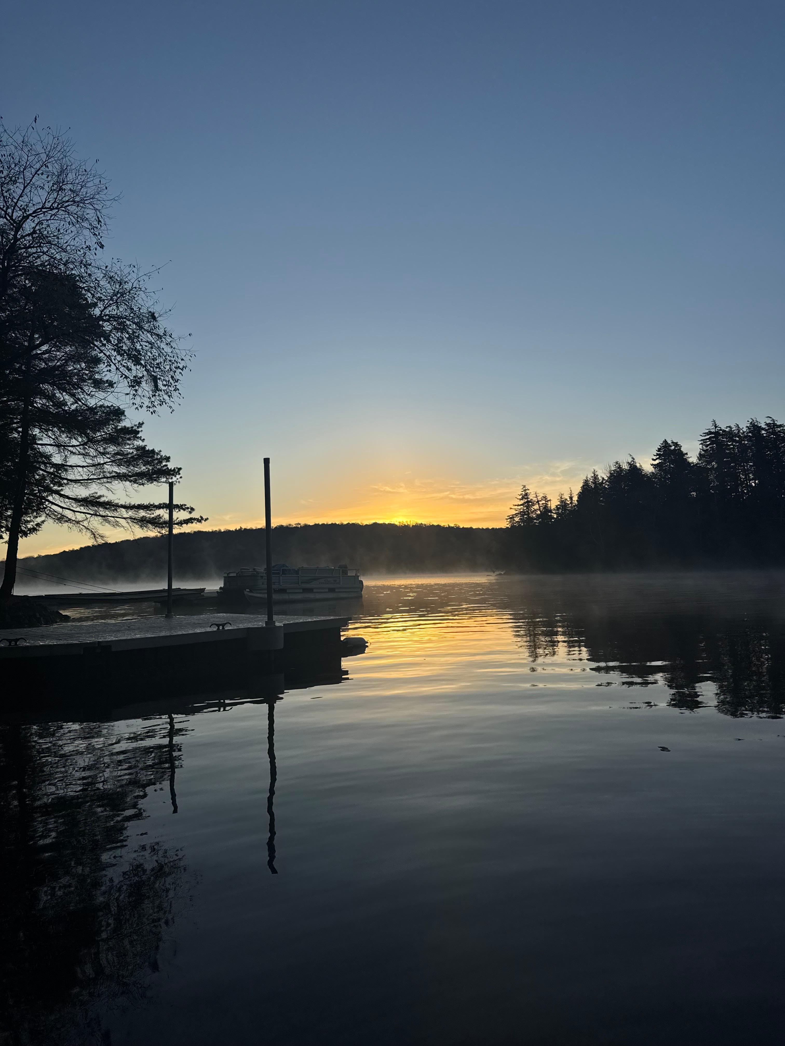 Sunrise on the dock
